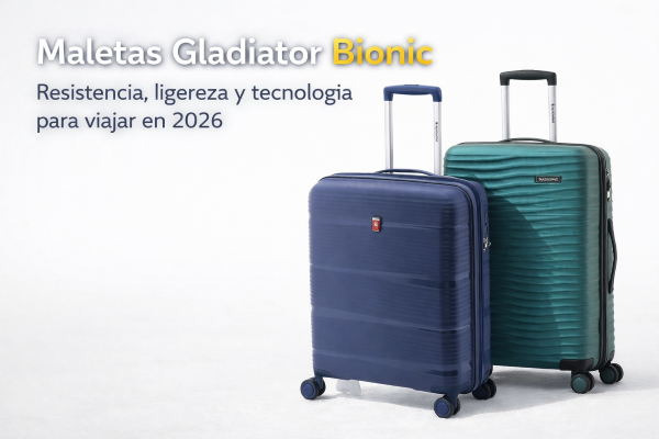 Maletas Gladiator Bionic: resistencia, ligereza y diseño para viajar en 2026